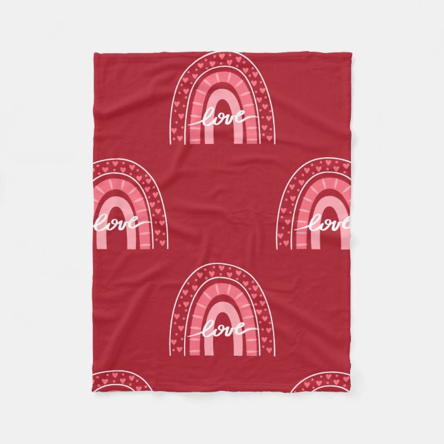 Manta Polar Antecedentes de San Valentín con amor (Anverso)