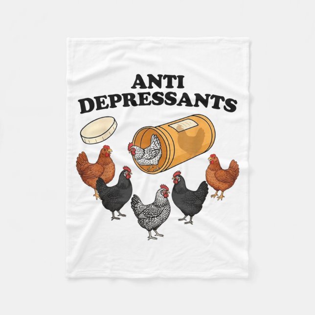 Manta Polar Anti Depressants Chicken  (Anverso)
