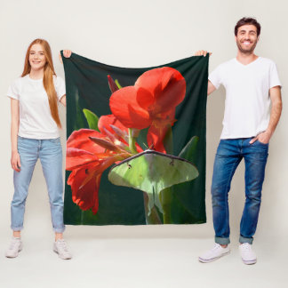 Manta Polar "Anticipación de la pintura de la polilla de Luna