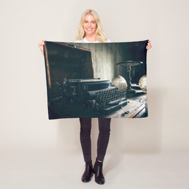 Manta Polar Antigua máquina de escribir (In situ)