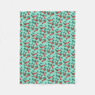 Manta Polar Antiguo Camión de recogida de árboles de Navidad P