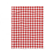 Antiguo patrón rojo y blanco con Gingham verificad