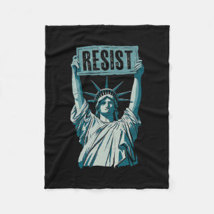 Manta Polar Antitrup Resiste No Es Mi Presidente 
