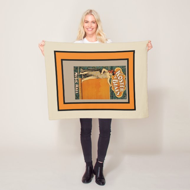 Manta Polar Anuncio de Broadway Music Hall (In situ)