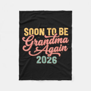 Manta Polar Anuncio de Embarazo Pronto Abuela de Nuevo 20