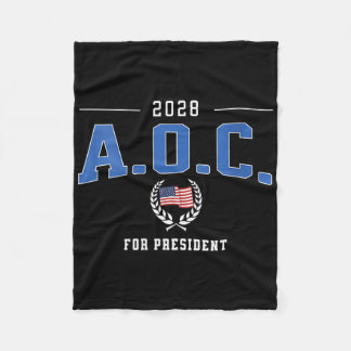 Manta Polar Aoc 2028 Para Presidente Alexandria Ocasio-co