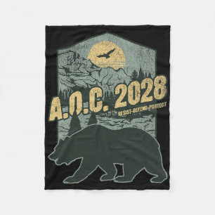 Manta Polar Aoc 2028 Para Presidente Resist Bear Alexandria Oc