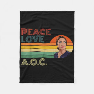 Manta Polar Aoc Alexandria Ocasio-cortez Primera mujer preside