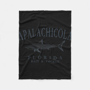Manta Polar Apalachicola florida tiburón arte retro pizarra pe
