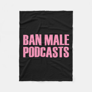 Manta Polar Aparato feminista masculino de podcasts