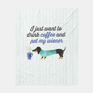 Manta Polar Apenas quiero beber el café y acariciar mi