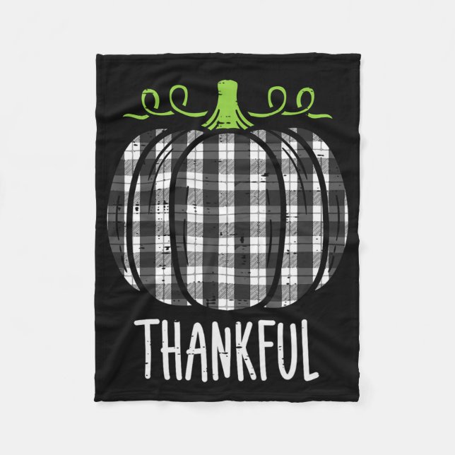 Manta Polar Aplausos Calabaza Gracias Acción de Gracias Fall F (Anverso)