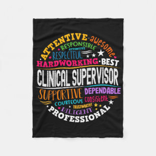 Manta Polar Aplicación de Agradecimiento a Supervisor Clínico 