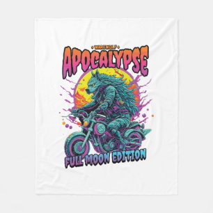 Manta Polar Apocalipsis de hombre lobo