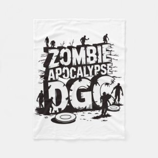 Manta Polar Apocalipsis Zombie Dgc Disc Golf Divertido Amante