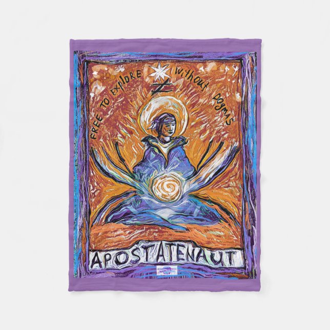 Manta Polar Apostatenaut - explora sin dogmas (Anverso)