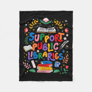 Manta Polar Apoyar las bibliotecas públicas Bookworm Leer libr