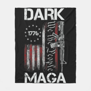 MANTA POLAR APOYO MAGA OSCURO ANTI-BIDEN TRUMP 