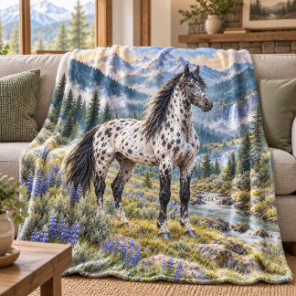 Manta Polar Appaloosa Leopardo Plateado en Spring Valley