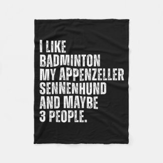 Manta Polar Appenzeller Sennenhund Dog Owner Badminton Lover F