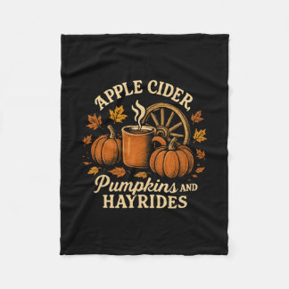 Manta Polar Apple Cider Pumpkins And Hayrides Cute Fall