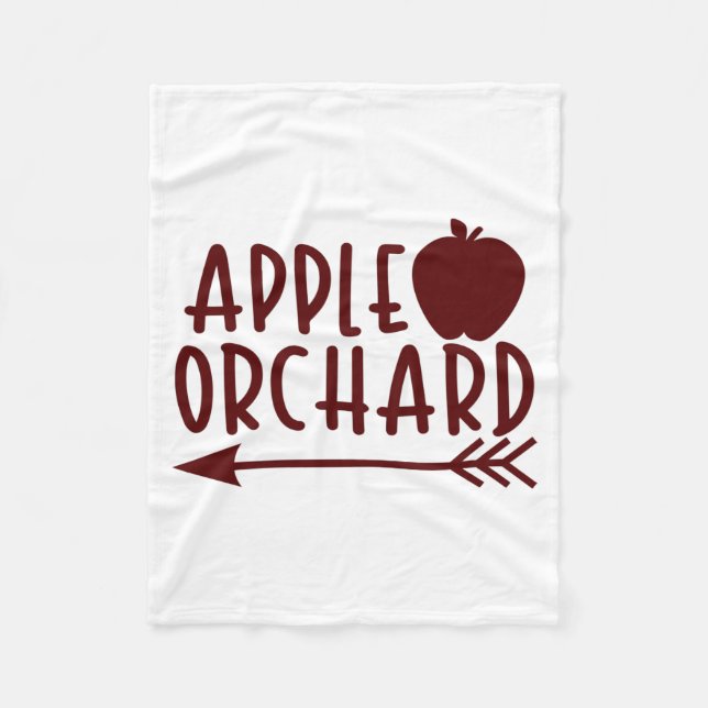 Manta Polar Apple Orchard con Apple (Anverso)