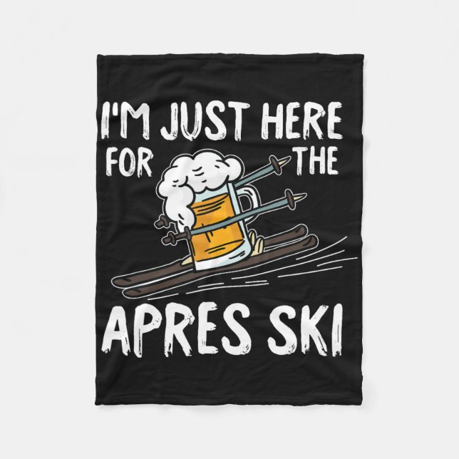 Manta Polar Apres Ski Funny Skier Winter Sport Skift (Anverso)