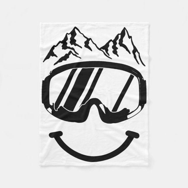 Manta Polar Apres Ski Snowboard Snowmobile Funny Skiing Snowmo (Anverso)