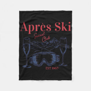 Manta Polar Apres Ski Social Club Bebe Fiesta Mujeres Invierno