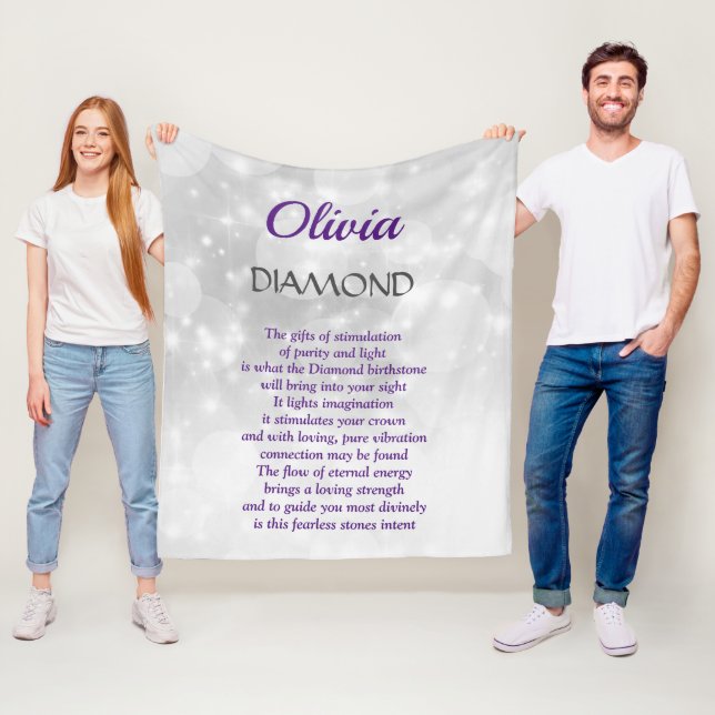 Manta Polar April Birthstone Diamond Design (In situ)