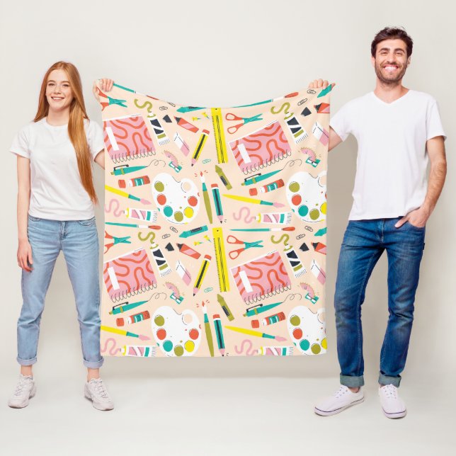 Manta Polar Apron de arte de impresión integral (In situ)