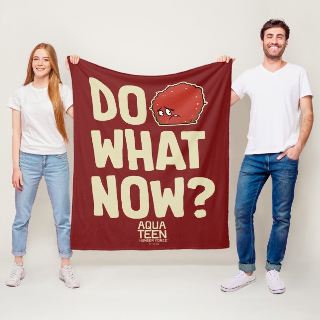 Manta Polar Aqua Adolescente Fuerza de Hambre Meatwad "¿Hacer  (In situ)