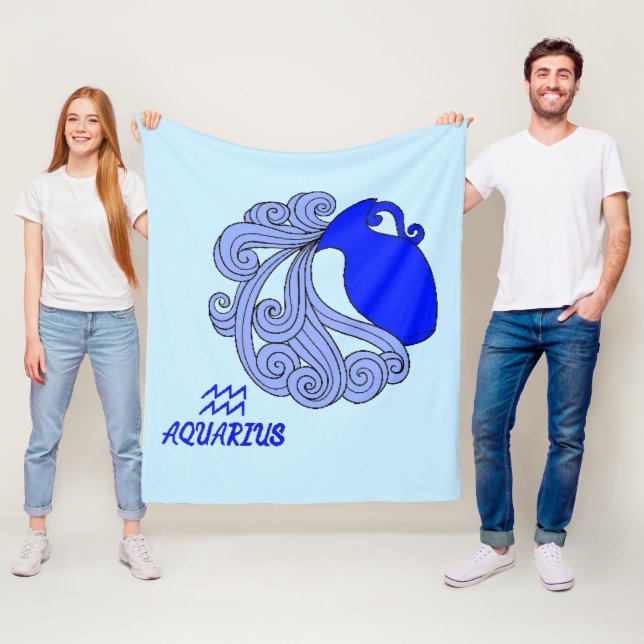 Manta Polar Aquarius Fleece Blanket (In situ)