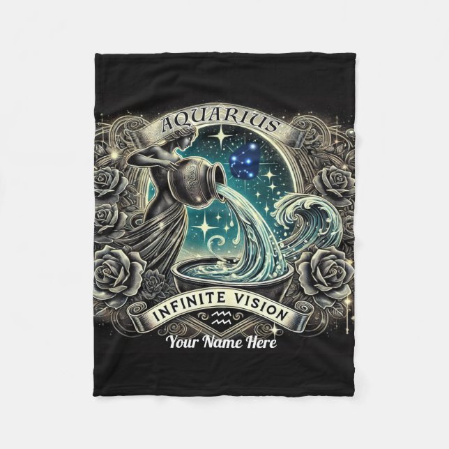 Manta Polar Aquarius "Infinite Vision" Fleece Blanket (Anverso)