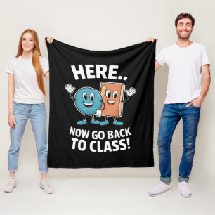 Manta Polar Aquí Ahora Vuelve A Clase Enfermera Escolar Médica