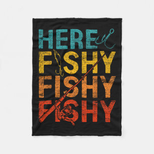 Manta Polar Aquí Fishy Fishy Fishy Fishy
