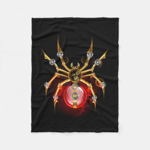 Manta Polar Araña de vapor sobre negro