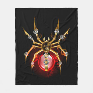 Manta Polar Araña de vapor sobre negro