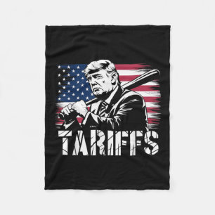 Manta Polar Aranceles a Trump Bandera Estadounidense Poder Com