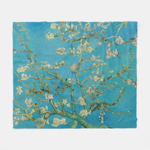 Manta Polar Árbol de almendra floreciente de Van Gogh