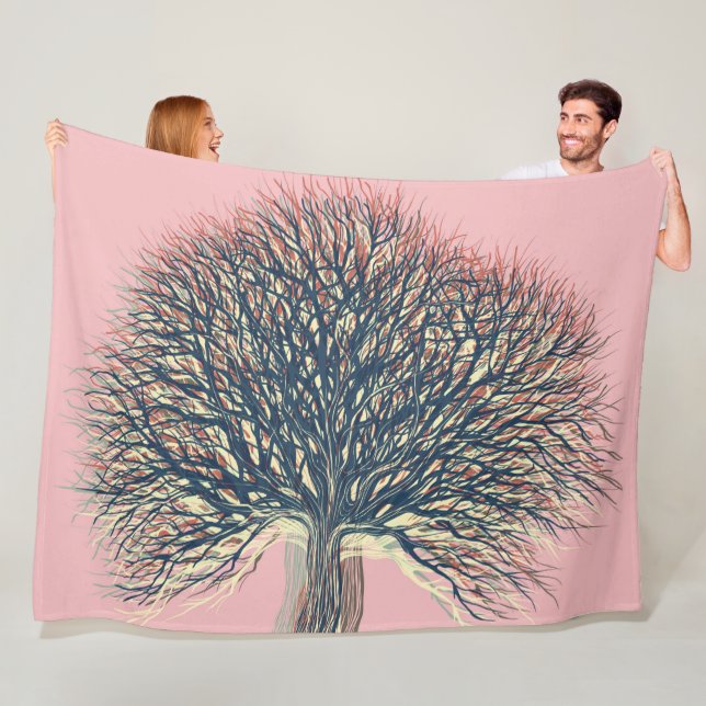 Manta Polar Árbol de invierno de otoño (In situ)