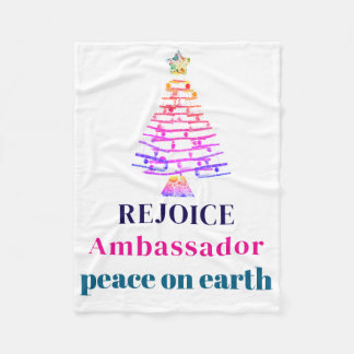Manta Polar Árbol de Navidad