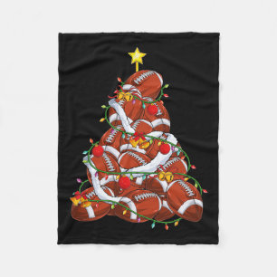 Manta Polar Árbol de Navidad de fútbol entrenador de jugador d