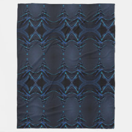 Manta Polar Árbol de navidad de índigo oscuridad