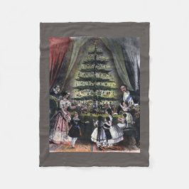 Manta Polar Árbol de Navidad de la Reina Victoria