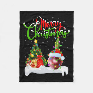 Manta Polar Árbol de navidad enciende cebolla vegetal de Santa