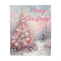 Árbol de Navidad Rosa Caprichoso Personalizado