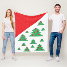 Árbol de Navidad y copos de nieve Navidades verdes