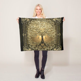 Manta Polar Árbol de oro de la vida antiguo ruso