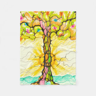 Manta Polar Árbol de primavera
